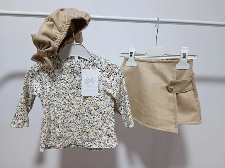 conjunto bebe nina beige 3piezas