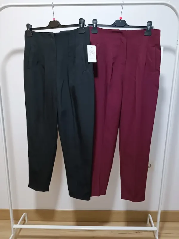 pantalon pinza mujer liso