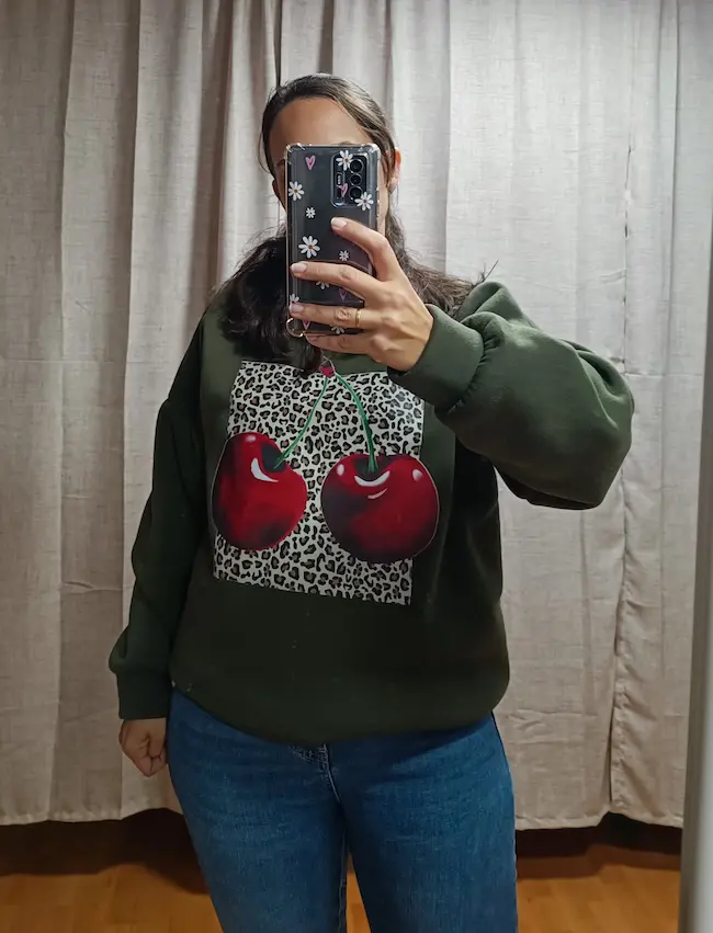 sudadera mujer cerrezas1